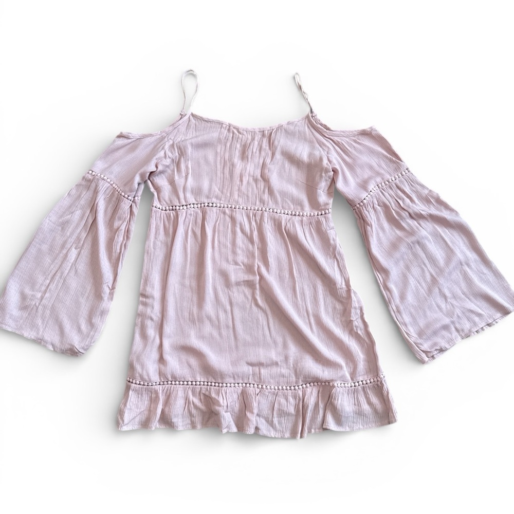 La Hearts Blush Pink Off-Shoulder Top